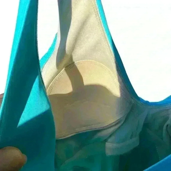 Real comfort slimming swimsuit, Tiffany blue size 10 - Picture 5 of 11